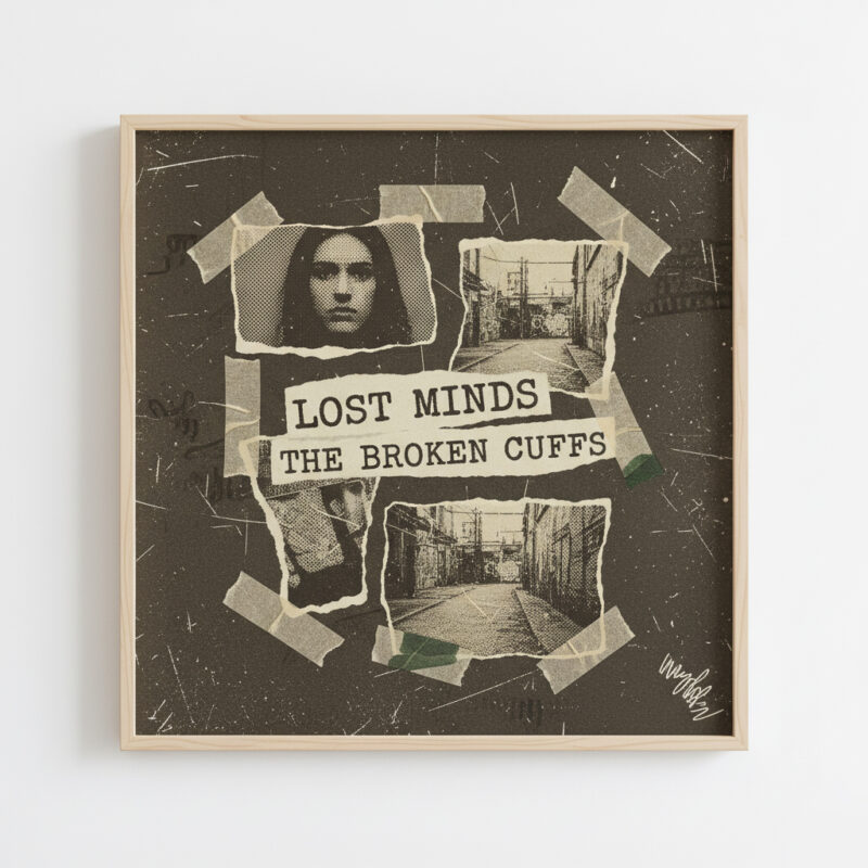 Lost Minds – Retro Collage Framed Wall Art