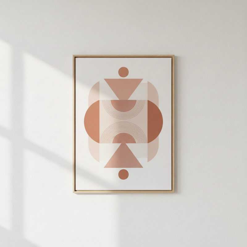 Mono Sleek Frame – Natural Wood Finish