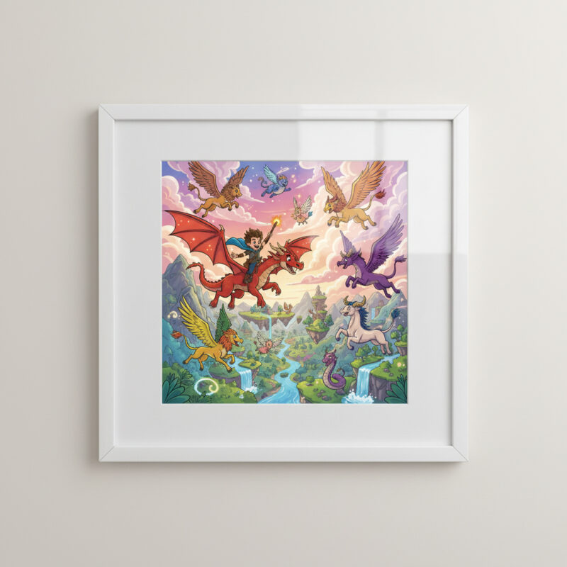 Magical Creatures Fantasy Wall Art